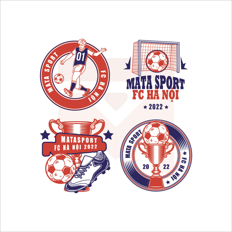 Hình ảnh Logo bóng đá thiết kế đẹp nhất tại MATA Sport