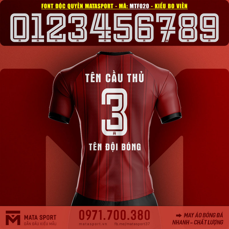 Mẫu Font Đẹp MATASPORT MTF020 2023