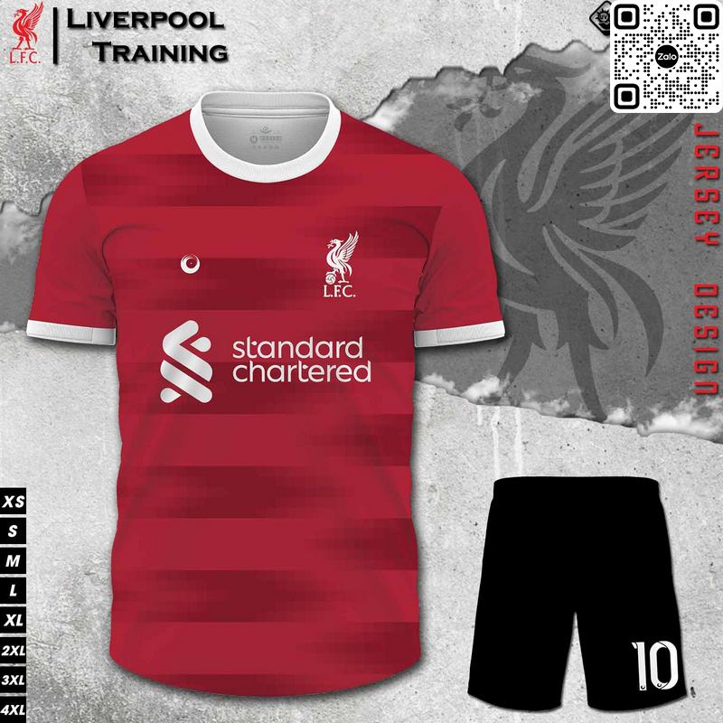 Mẫu áo bóng đá CLB Liverpool training đẹp