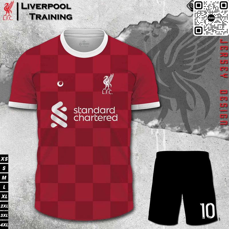 Mẫu áo đấu câu lạc bộ Liverpool training đẹp
