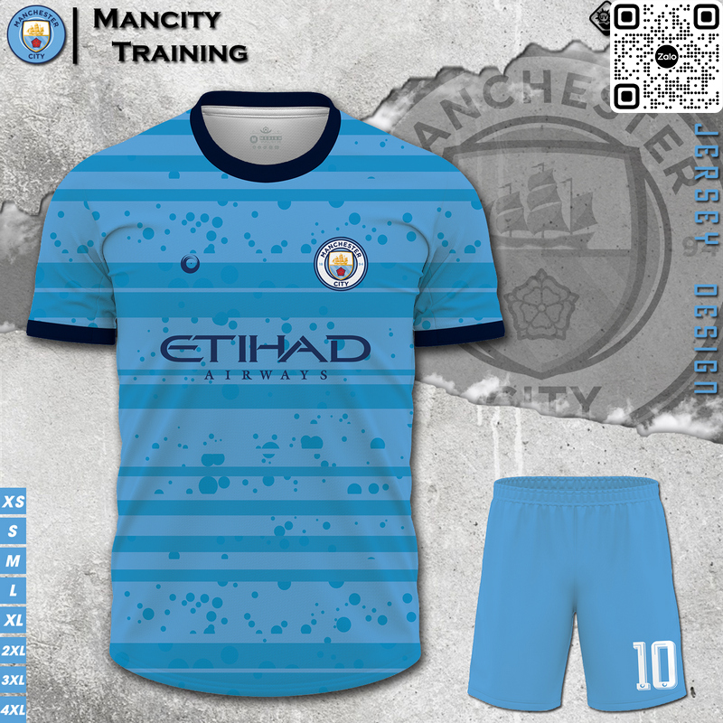 Mẫu áo đấu CLB Mancity training mới