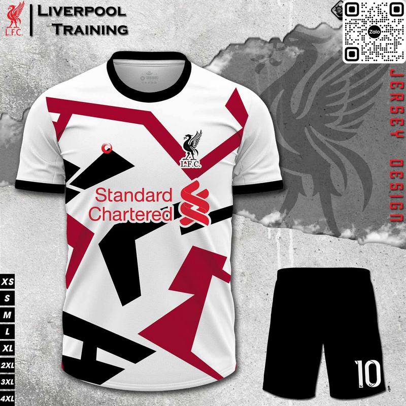Mẫu áo đá bóng CLB Liverpool training mới