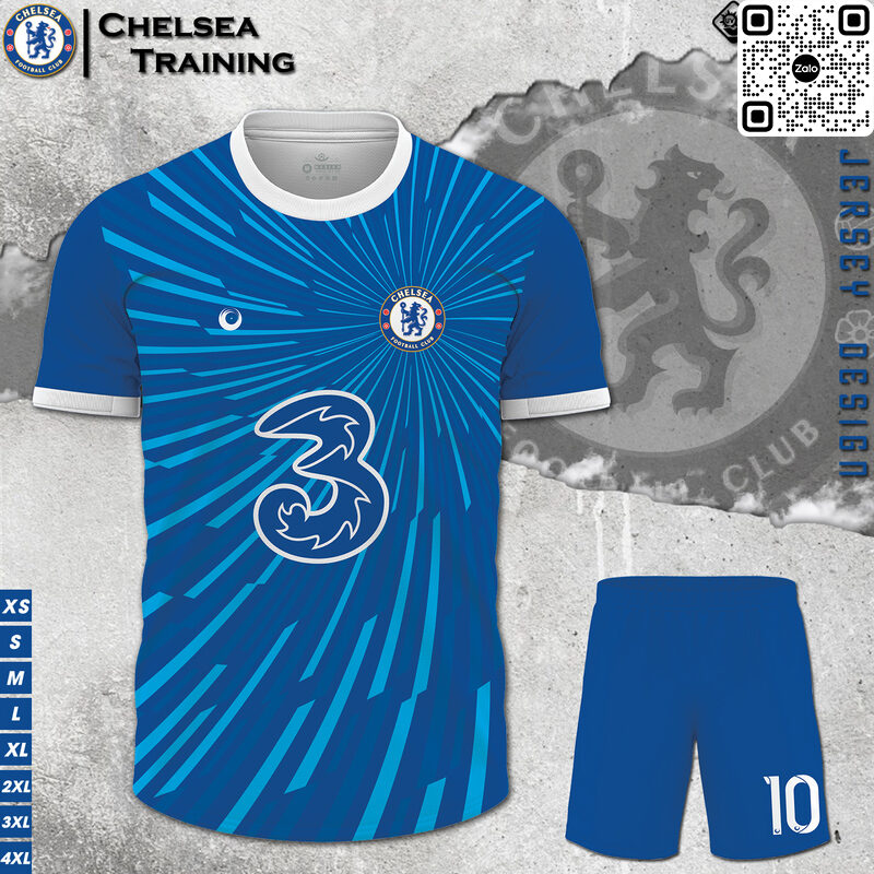 Mẫu áo bóng đá clb Chelsea training mới