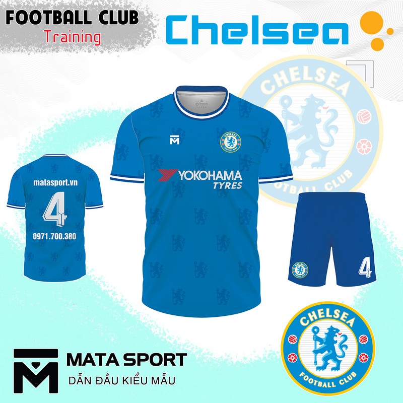 Mẫu áo đấu Chelsea đẹp